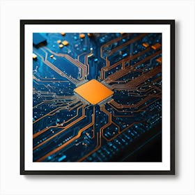 Circuit Board 50 Art Print