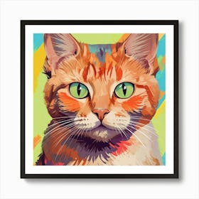 Portrait Of A Cat  Art Print