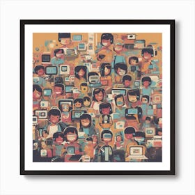 Group Of People Art Print