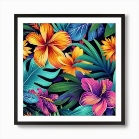 Lush Blooms (12) Art Print