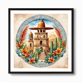 Mexican Castle Art Print