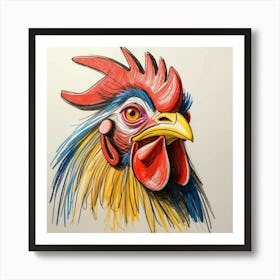 Rooster 24 Art Print