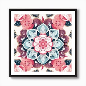 Floral Pattern 1 Art Print