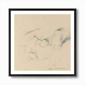 Mother And Her Baby Art Print