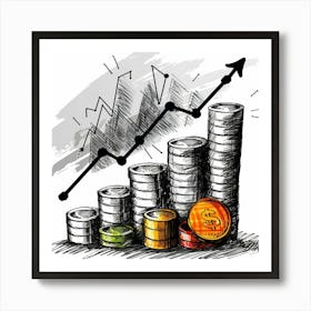 A Investment Strategy Hand Drawn Sketch Illustra 1718664059 2 Art Print