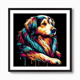 Dog Painting Art Print