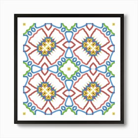 National Embroidered Pattern Art Print