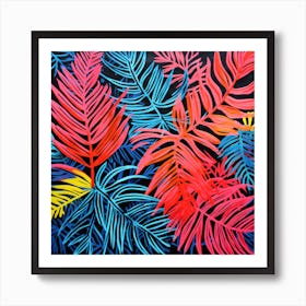 Tropical Leaves 5 Art Print