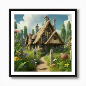 Fairytale House 4 Art Print