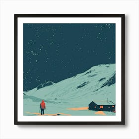 Arctic Night Art Print