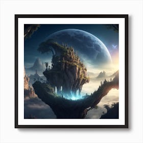 Fantasy Landscape 1 Art Print