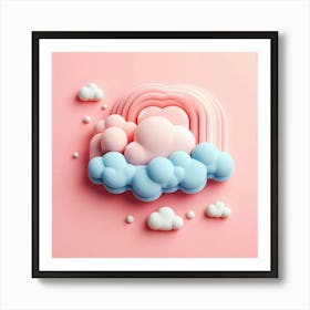 Cloud cover 1 Art Print