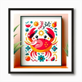 Crab Print Art Print