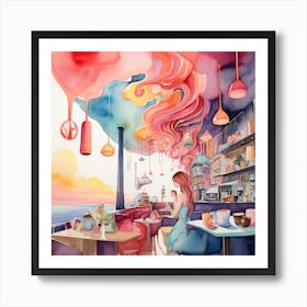 Coffee Shop Art Print