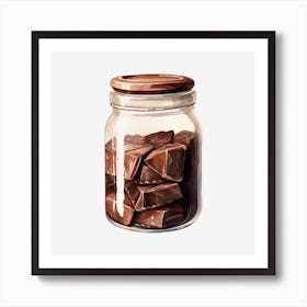 Chocolate In A Jar 6 Art Print