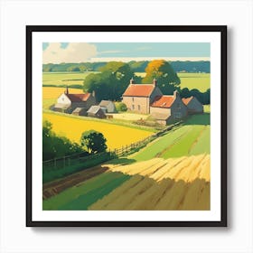 Country House 3 Art Print