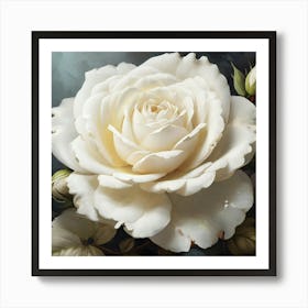 White Rose 1 Art Print