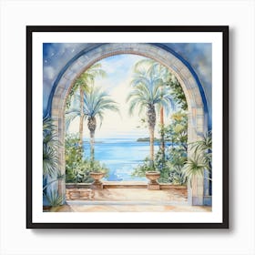 Archway To The Sea 1 Art Print