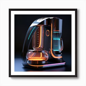 Futuristic Coffee Machine 1 Art Print