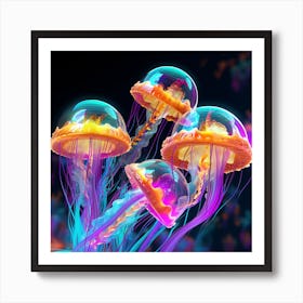 Jellyfish 12 Art Print