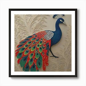 Peacock 3 Art Print