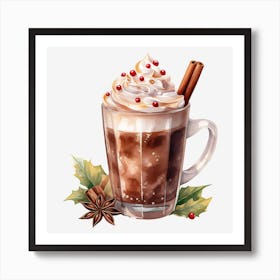 Hot Chocolate With Cinnamon 1 Art Print