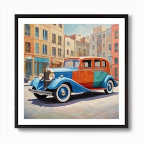 Old Fashioned Car Art Print