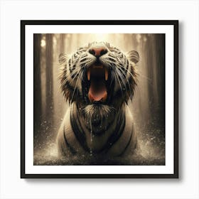 White Tiger 64 Art Print