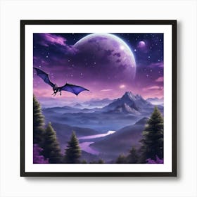 Dragon In The Sky 5 Art Print