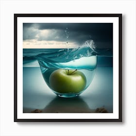 Lovely Glass Apple Art Print