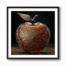 The glass apple an intricate design that adds to its exquisite appeal. 16 Art Print