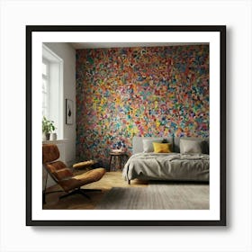 Multicolored Wall Mural Art Print