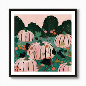 Pumpkin Patch Art Print