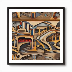 Train Station 5 Art Print