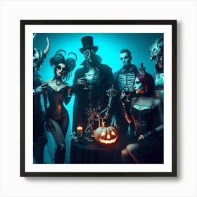 Halloween Party 17 Art Print