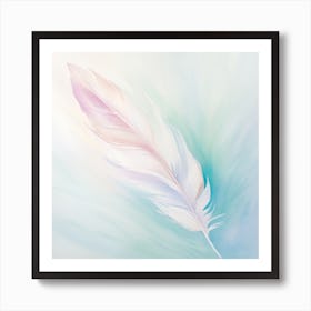 Ethereal Feather Art Print
