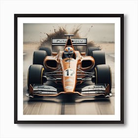 Racing Car Created by using Imagine AI Art 1 Art Print