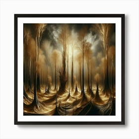 Dark Forest 13 Art Print