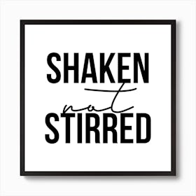 Shaken Not Stirred Poster