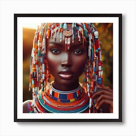 African Beauty 1 Art Print