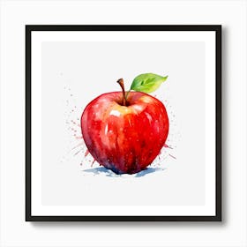 Red Apple Art Print