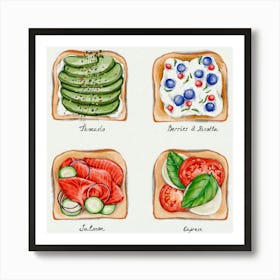 Day In The Life Of A Toast Art Print