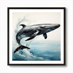 Humpback Whale Art Print