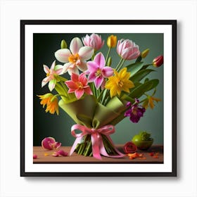 Bouquet Of Flowers 3 Art Print