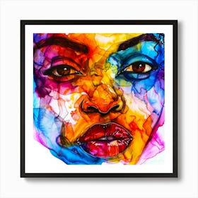 Captivating Quality - Face Abstract Art Print