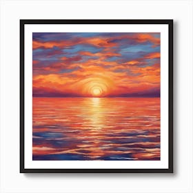 Sunset No.1 Art Print