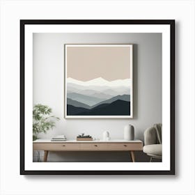 Mountain Print Art Print