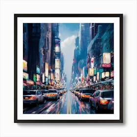 Times Square Art Print