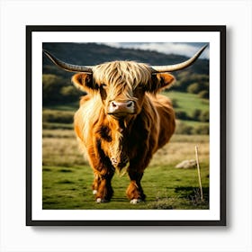 Highland Cow 1 Art Print