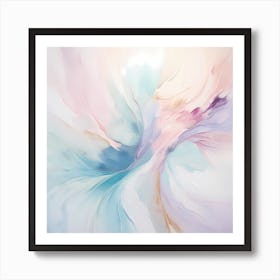 AI Calm Canvas Chronicles Art Print